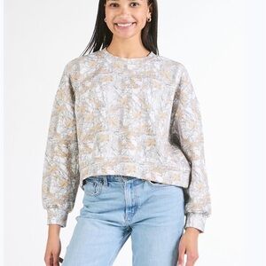 Simply Southern White Camo sweatshirt